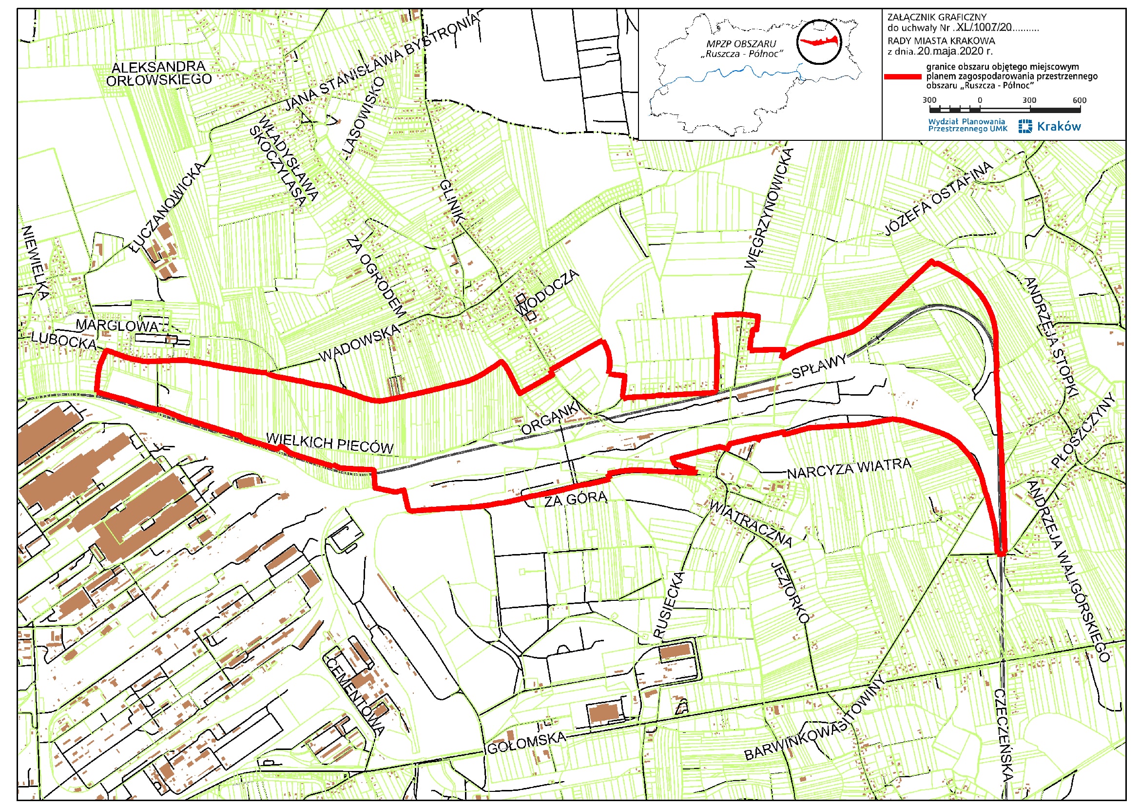 OGŁOSZENIE PREZYDENTA MIASTA KRAKOWA z dnia 3 marca 2023 r. o ponownym wyłożeniu do publicznego wglądu części projektu miejscowego planu zagospodarowania przestrzennego obszaru „Ruszcza – Północ” wraz z prognozą oddziaływania na środowisko i niezbędną dokumentacją.
