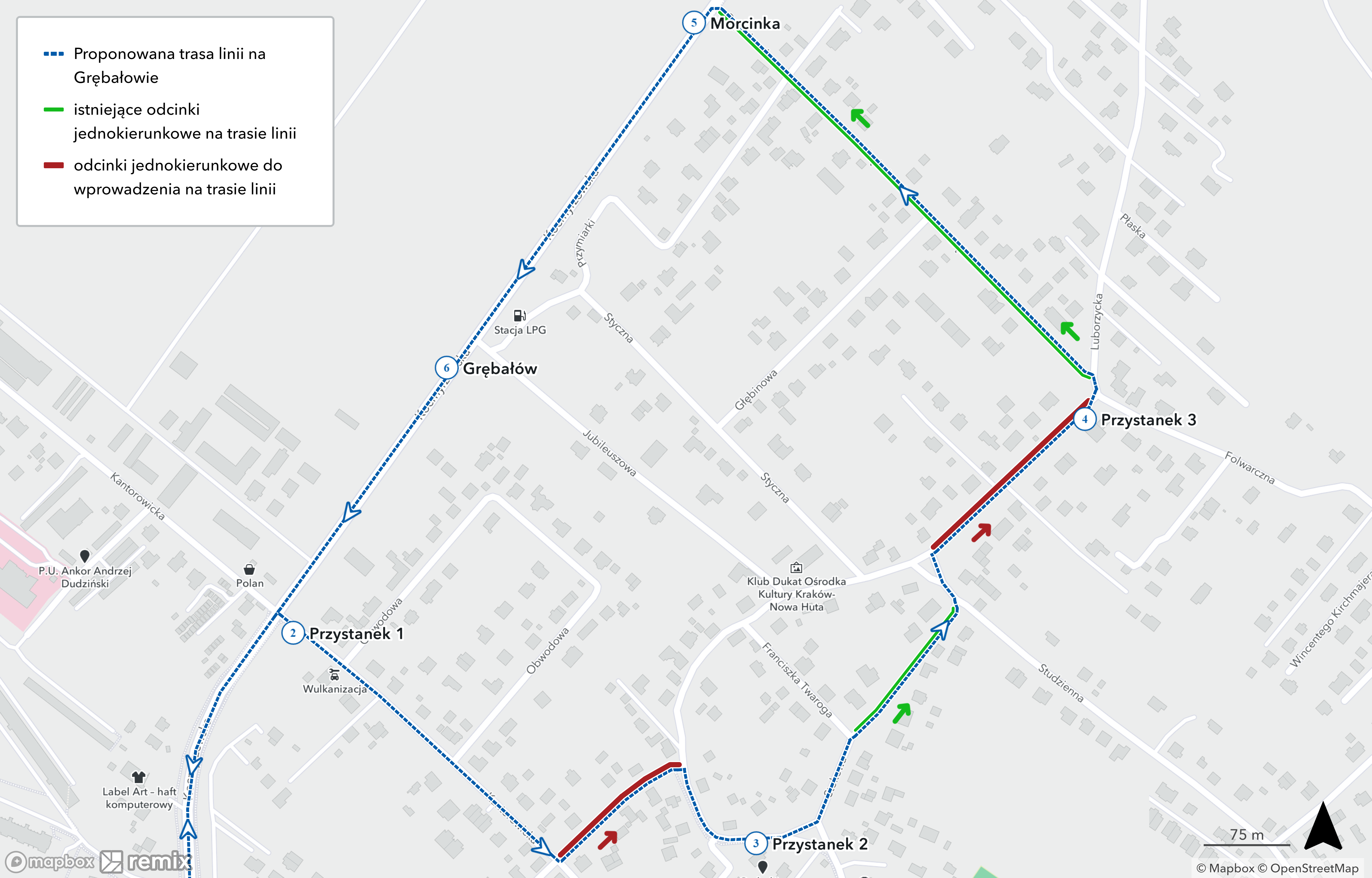 Zarząd Transportu Publicznego w Krakowie przedstawił Radzie Dzielnicy XVII proponowaną nową trasę przejazdu autobusu w osiedlu Grębałów