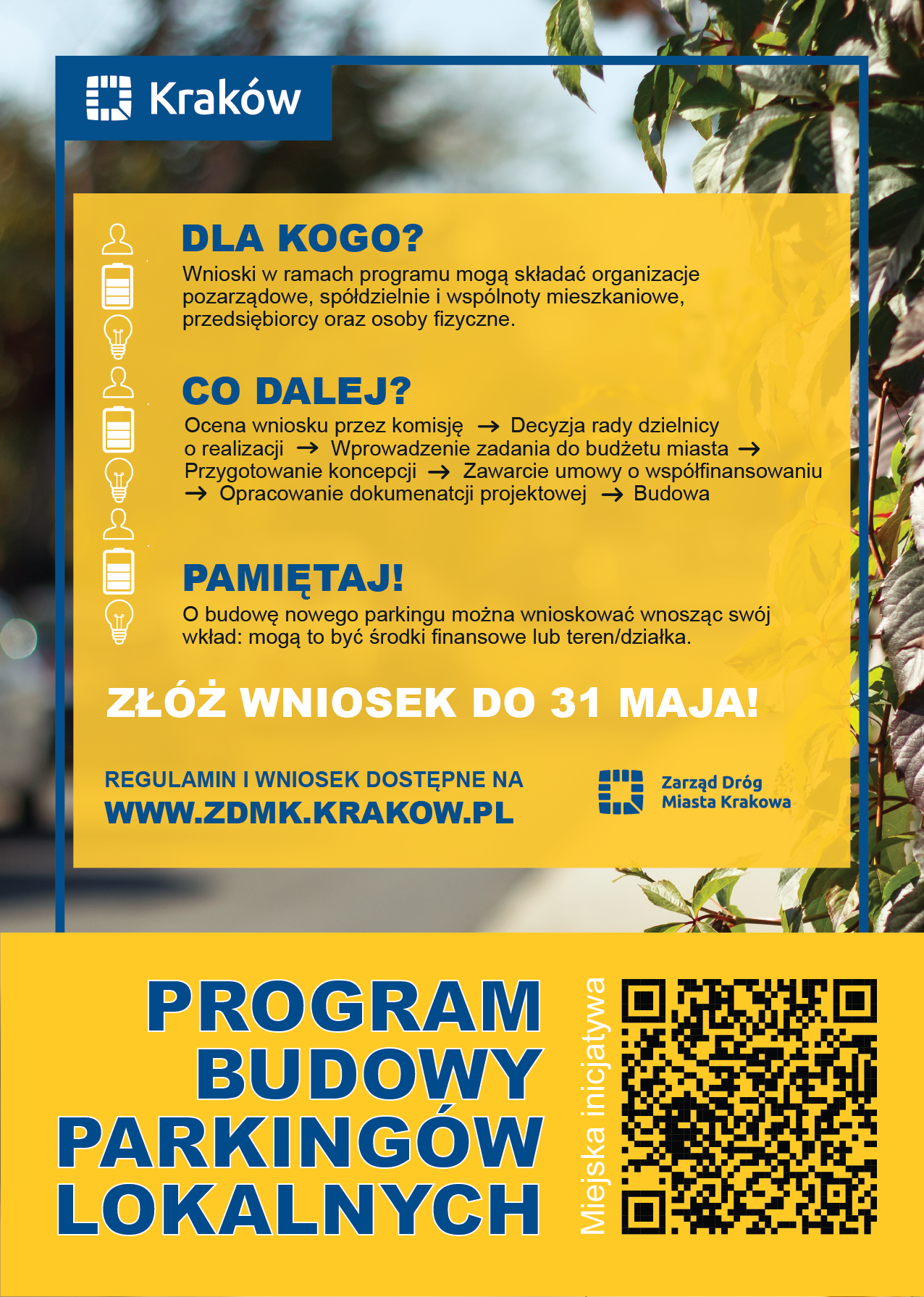 Program Budowy Parkingów Lokalnych – Nowa miejska inicjatywa