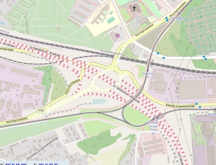 S7 węzeł grębałów